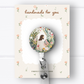 Jesus In Flowers Badge Reel