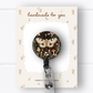 Moth & Mushrooms Badge Reel