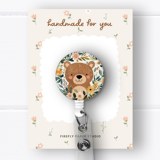 Teddy Bear Badge Reel