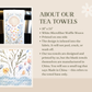 Coastal Seashell Tea Towel