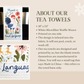 Fluent in Fowl Language Tea Towel