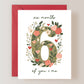 Six Months Of You + Me Card