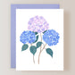 Set of 3 Hydrangea Greeting Cards with Envelopes