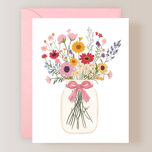 Set of 3 Floral Greeting Cards with Envelopes