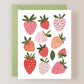 Set of 3 Strawberry Greeting Cards with Envelopes