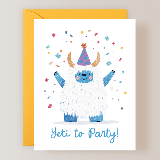 Yeti to Party Card