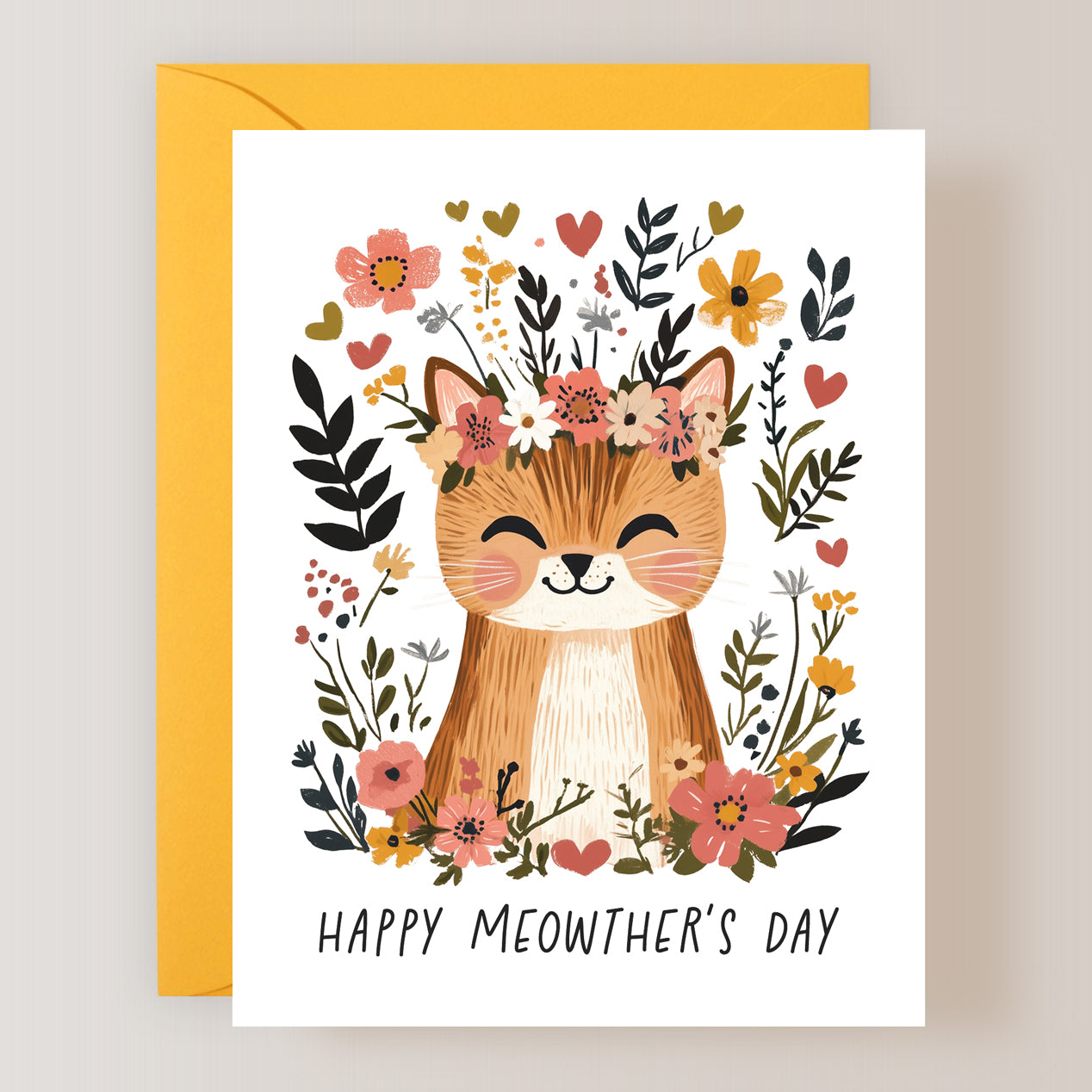 Happy Meowther's Day Card