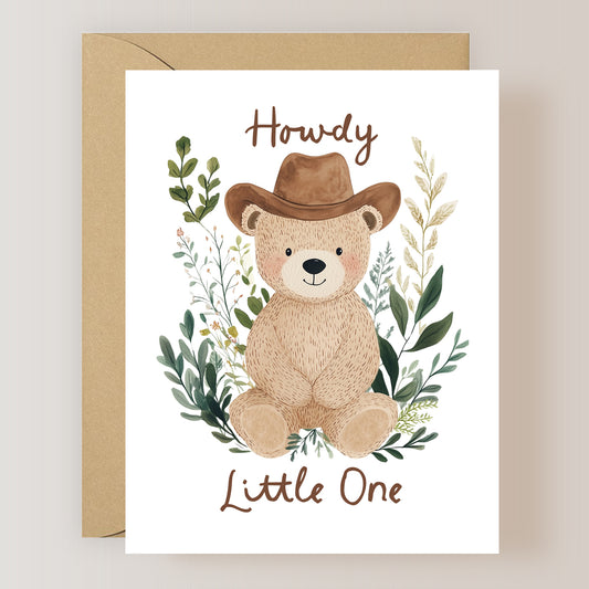 Howdy Little One Card