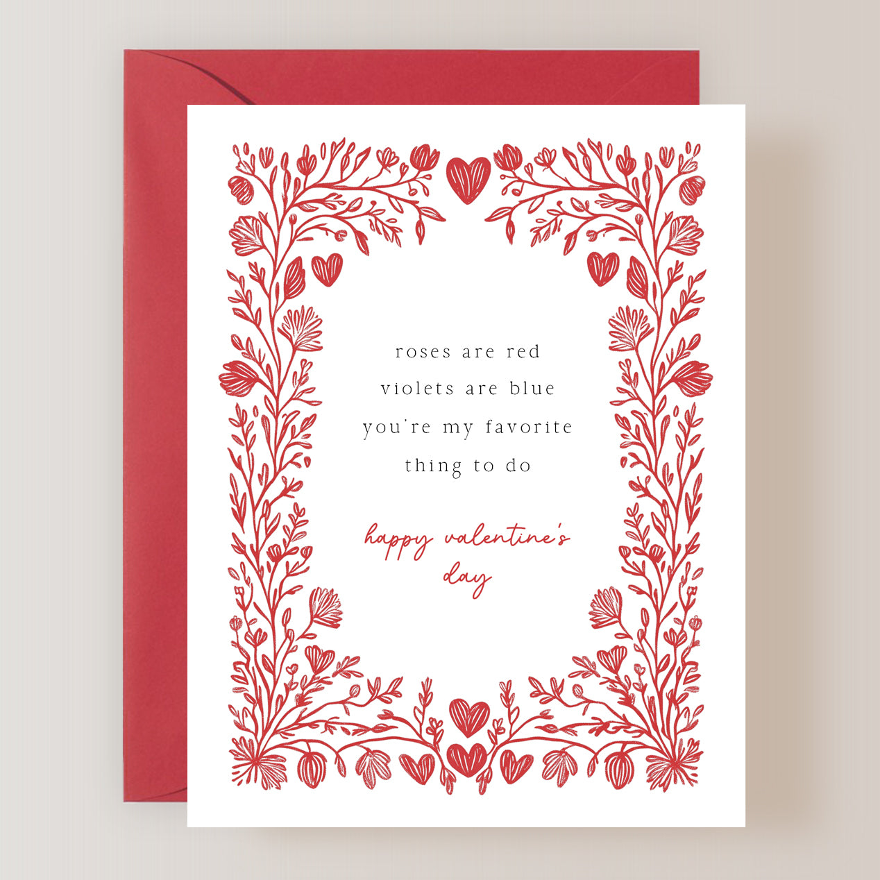 You're My Favorite Thing To Do Card